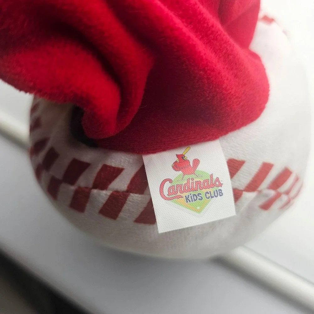 St. Louis Cardinals Plush Figure One Size Red White MLB Baseball Kids Club